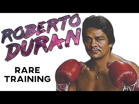 Roberto Duran RARE Training In Prime