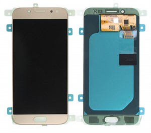 LCD with Touch Screen for Samsung Galaxy J5 2017 - Gold (display glass combo folder)