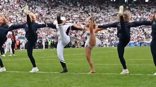 Penn State Blue Band | Our Drum Major @ellie_sheehan4 and Blue Sapphire @mackenziebronk took the field with the @psulionettes for an incredible performance 💙 | Instagram
