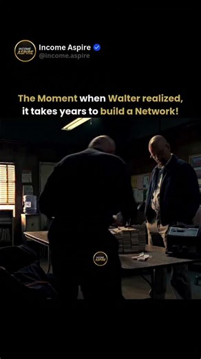 Money | Business | Mindset on Instagram: "The Brutal Reality of True Power 🕰💼 Walter believed one massive cook would render him invincible. Yet during that intense meeting with Mike and Jesse, the truth struck: Power isn't in the product itself. It's in the network that distributes it. Gus skipped using mules. He created 20 years of infrastructure, refrigerated trucks, reliable drivers, flawless logistics. That's what sustained his empire. 💡 Key takeaway: Short-term victories vanish. Lasting 