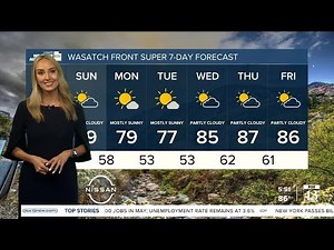 Utah's Weather Authority | Warm but cloudy - Friday, June 3 evening forecast