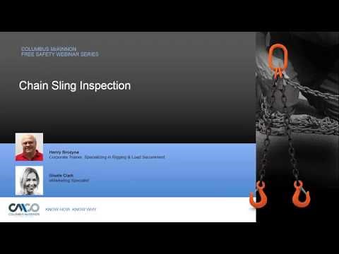 Safety Webinar: Chain Sling Inspection