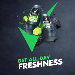 Beat the heat and keep going all day long! Use the NEW Rexona Men Natural Fresh for intense freshness powered by nature! Available in Lime Cool and Charcoal Detox | Rexona