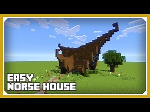 Minecraft: How To Build A Small Norse Viking House Tutorial (Easy Survival Minecraft House )