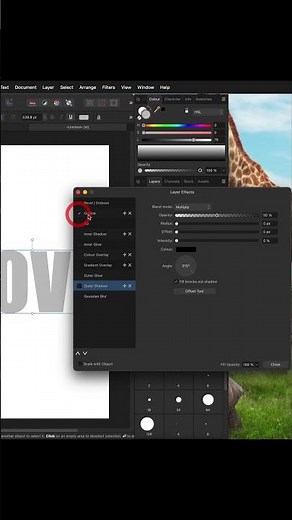 EASY Image In Text Effect for Affinity Photo #shorts