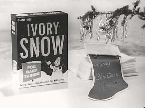 P&G - Ivory Snow - Free Christmas Stocking - Vintage Commercial - 1950s - 1960s