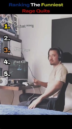 Ranking the Funniest Rage Quits