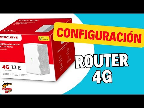 📡 CONFIGURAR Mercusys MB110-4G Router 4G
