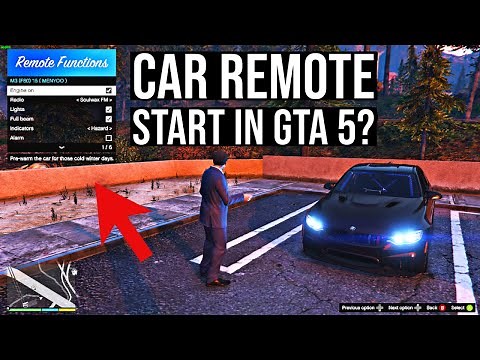 *REALISTIC* REMOTE VEHICLE CONTROL IN GTA 5 | How to install the vehicle remote control mod