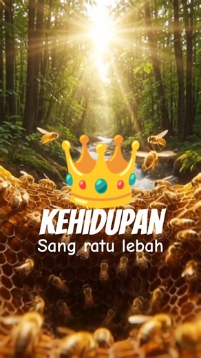 Kehidupan Sang Ratu 👑 | Pemimpin di Dunia Koloni Lebah 🐝
