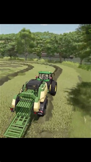 🚜💨 Baling season is in full swing! Turning fresh-cut fields into perfect square bales with the Krone beast in Farming Simulator 25! 🌾🔥 #farmingsimulator25 #fs25 #farmingsimulator | Farming Sim
