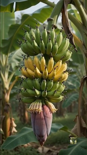 Banana Life Cycle in 30 Seconds 🍌 | From Sucker to Harvest | Realistic 3D Animation