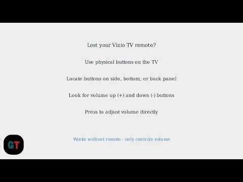 How to Turn Volume Up & Down on Vizio TV Without Remote