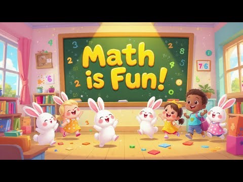 Math Is Fun | Kids Learning Song | Counting, Shapes & Numbers Dance