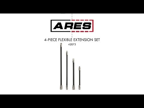 ARES 42073- 4pc Flexible Socket Extension Set -apply torque from any angle!