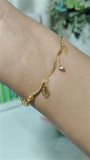 Meesho Cute Gold Bracelet Review 💛 Budget Jewellery #meesho #meeshofinds