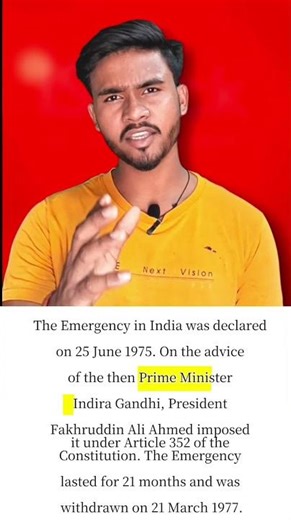 Emergency in India 1975 😱 | When Democracy Stopped | Indian History #shorts #ytshorts #viral