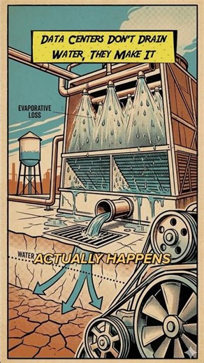 Data Centers Don't Drain Water, They Make It