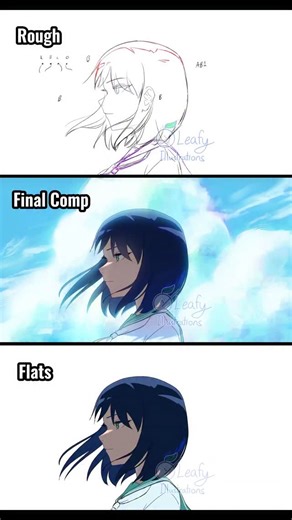 Leafy on Instagram: "Animated in TVPaint :) I really wanted to do another hair animation exercise, as well as practicing clean up and coloring in TVPaint. As usual, I got carried away with the details, but I really like how it has turned out in the end. Background was painted in procreate, and the comp was done in after effects. . . . #tvpaint #2danimation #hairblowinginthewind #animationprocess #noai Leafy_illustrations owns all rights to this art piece. Do NOT reupload, reproduce, distribute, 