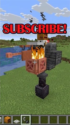 Working Turret in Minecraft!🔫 #minecraft #shorts #minecraftbuilding