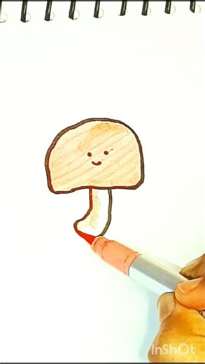 Easy masroom drawing#drawing#shorts#viral#trending #art#ytshorts#craft#satisfying#foryou#art#cartoon