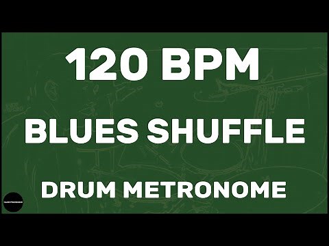 Blues Shuffle | Drum Metronome Loop | 120 BPM
