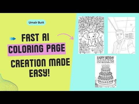 Fast AI Coloring Page Creation Made Easy!