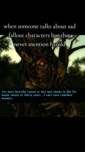 I can't imagine the pain he's in ☹️ #falloutvideos #falloutforyoupage #fallout3 #fyp #falloutharold