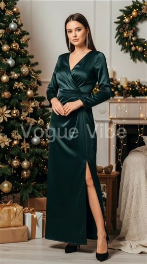 Emerald Elegance: The Viral Green Dress That Stole the Show! 💚✨ #shorts #greendress #viraldress