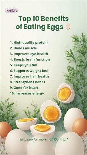 Top 10 Benefits of Eating Eggs 🥚