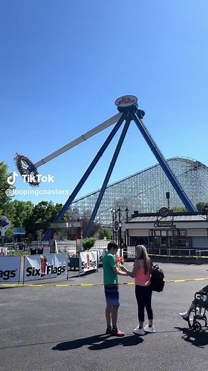 some footage from the sky striker commerical at six flags great america!! #sixflags #rollercoasters #famous
