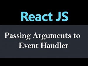 Passing Arguments to Event Handlers in React JS (Hindi)