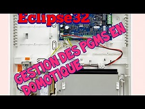 alarme TELETEK Éclipse 32, la domotique avec les sorties PGMS