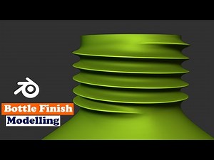 Blender 3.0 - Bottle finish / Bottle thread Modelling tutorial