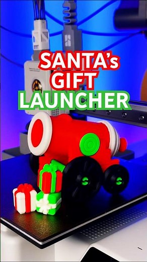 3D Printing Santa’s Gift Launcher 🎅🏼🎁
