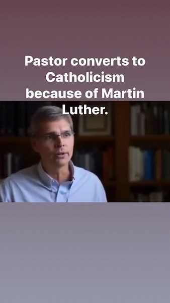 Pastor converts to Catholicism because of Martin Luther. #convert #protestant #mary #martinluther #catholic | Rosary Soldiers of Christ