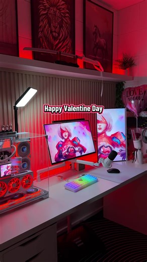 Celebrate Valentine's Day with a Cozy Gaming Setup