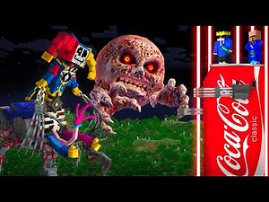 COCA-COLA Vs FAMOUS SCARY MONSTERS In Minecraft!