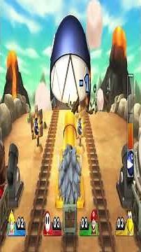 Mario Party 9 All Characters Battle, Dodge Monsters, Giant Chain Chomp