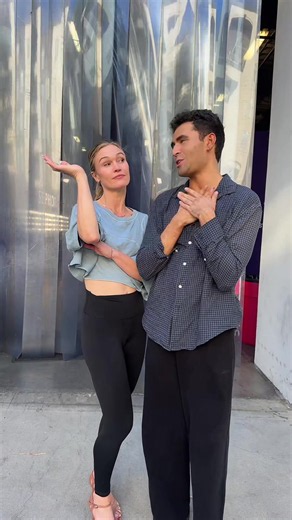 We are in a very good mood because we get to see @JStiles and @Ezra Sosa on the ballroom floor TONIGHT!! Tune in now on @ABC and @Disney  !! Next day on @hulu 🪩💜 #DWTS