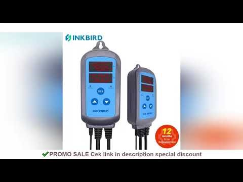 INKBIRD IHC-200 Pre-wired Digital Dural Stage Humidity Controller, Dehumidification Humidifaction Co