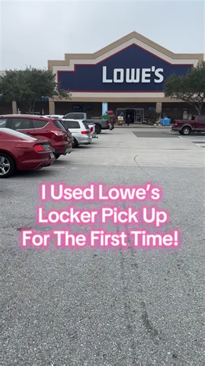 Scott on Instagram: "Did you know you can skip the checkout line with Lowe’s locker pickup? I ordered online at @loweshomeimprovement website, received an email when ready for pickup that included a barcode, headed to Lowe’s Locker Pickup, scanned the barcode they emailed and the locker opened instantly. 🔓 Perfect for quick project runs and furniture flips! #LowesCreator #lowes #diyprojects #homeimprovement #furnitureflip"