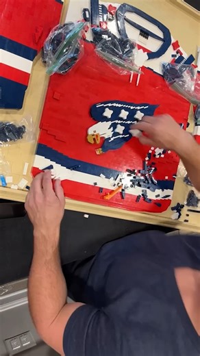 61K views · 624 reactions | You don’t get the name "DC's LEGO man" without having the talent to turn 20k bricks into this beauty. (: IG - dclegoman) | Washington Capitals | Facebook
