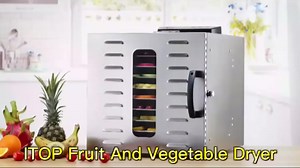 Food Processing Potato Dehydration Fruit Shrimp Lemon Dehydrator Machine 1000W Banana Food Fruit and Vegetables Dehydrator