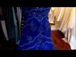Royal Blue Wedding Dress