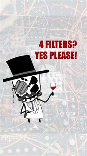 DivKid on Instagram: "You're likely in one of two camps, either you think 4 filters in a Eurorack system would be amazing or you're maybe questioning why you might want or need 4? Well ... here's Atlas from @vostok_instruments that has 4 multi mode filters in one module, allowing for creative series or parallel processing, stereo work, percussive pinged voices, oscillators and more. I think multi channel, or multiple modules of the same functions, is something that really ignites a modular syste