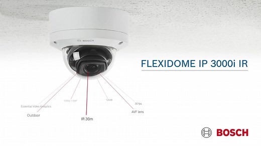 36 reactions | The FLEXIDOME IP 3000i IR outdoor camera offers a great advantage with its flexible field of view, but it comes with more interesting features. A quick overview: | Bosch Security and Safety Systems | Facebook