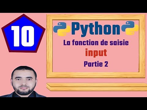 10 - Python [ Darija ] - La saisie des nombres entiers avec la fonction input
