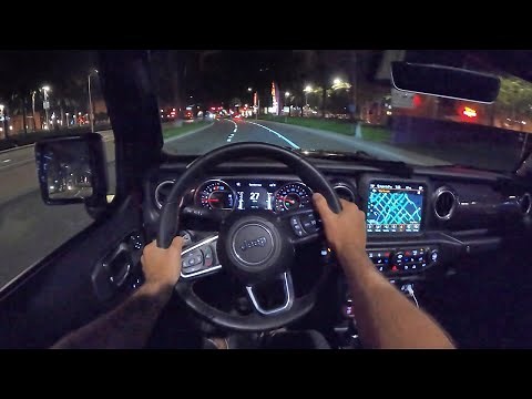 2021 Jeep Wrangler Rubicon 392 HEMI V8 POV Night Drive (3D Audio)(ASMR)