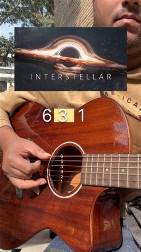 First Guitar lesson you can learn on 2026 | Interstellar Guitar intro lesson